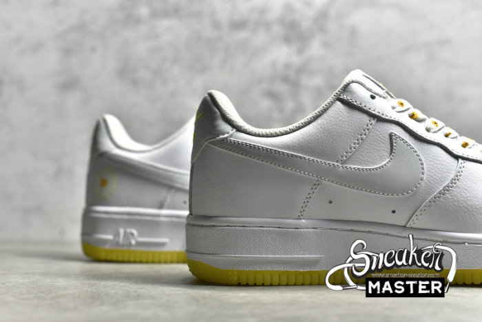 NIKE AIR FORCE 1 LOW WHITE/WHITE/YELLOW CR6566-098