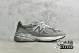 NEW BALANCE 990V3 RUNNING SHOES GREY/WHITE/GREY M990GL3