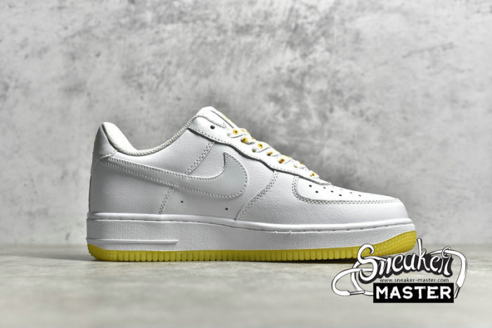 NIKE AIR FORCE 1 LOW WHITE/WHITE/YELLOW CR6566-098