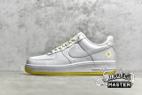 NIKE AIR FORCE 1 LOW WHITE/WHITE/YELLOW CR6566-098