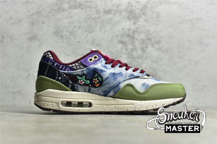 NIKE AIR MAX 1 SP X CONCEPTS MELLOW OIL GREEN/MULTI-COLOR/SAIL DN1803-300