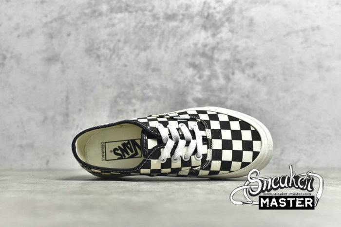 VANS AUTHENTIC 44 DX ANAHEIM FACTORY BLACK/CHECKERBOARD/BLACK VN0A4BV9676