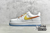 NIKE AIR FORCE 1 07 LOW WHITE/BLUE/YELLOW/RED NJ5696-789