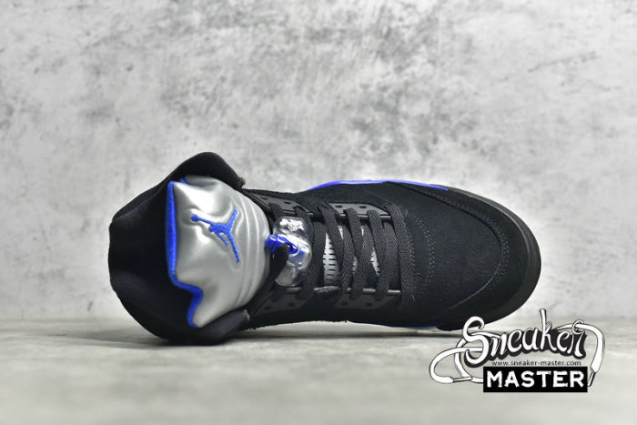NIKE AIR JORDAN 5 RETRO BLACK/RACER BLUE/REFLECTIVE SILVER CT4838-004