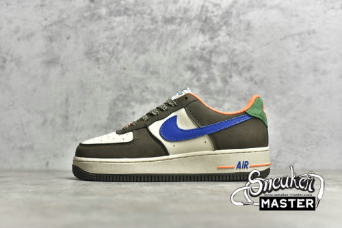 NIKE AIR FORCE 1 LOW DARK GREEN/BLUE/WHITE DH7568-001