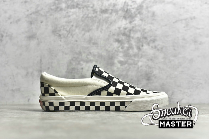 VANS OG CLASSIC SLIP-ON LX CHECKERBOARD BLACK/TURE WHITE/BLACK VN000UDFF8L