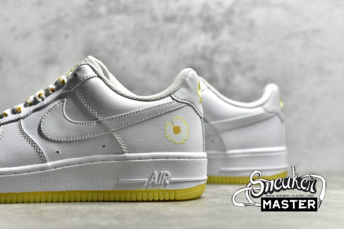 NIKE AIR FORCE 1 LOW WHITE/WHITE/YELLOW CR6566-098