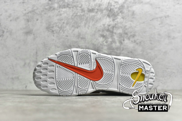NIKE AIR MORE UPTEMPO GS WHITE/BROWN/YELLOW DD9223-100