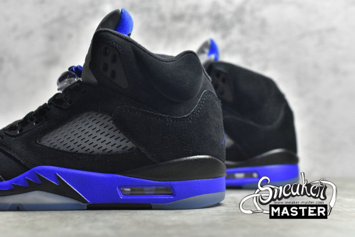 NIKE AIR JORDAN 5 RETRO BLACK/RACER BLUE/REFLECTIVE SILVER CT4838-004