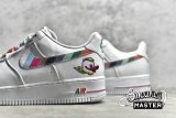 NIKE AIR FORCE 1 LOW WHITE/WHITE/MULTI-COLOR DH9595-100