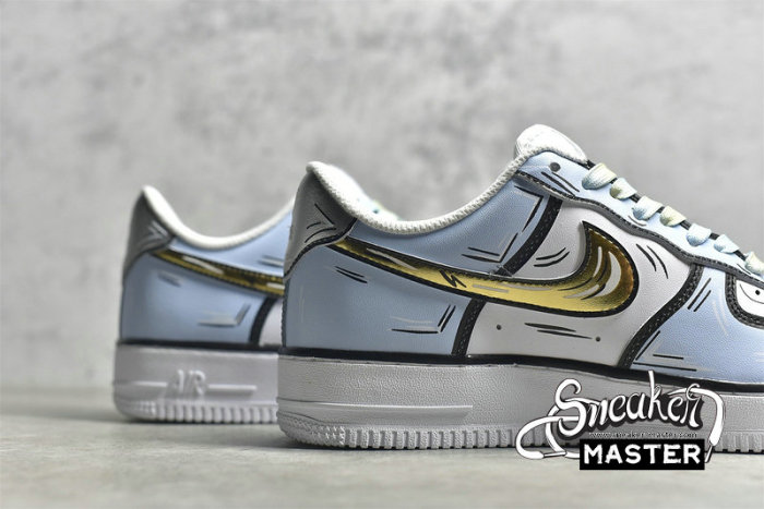 NIKE AIR FORCE 1 LOW 07 ICE BLUE/WHITE/METALLIC GOLD CW2288-212