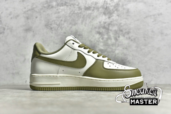 NIKE AIR FORCE 1 LOW WHITE/WHITE/OLIVE GREEN DD7798-176