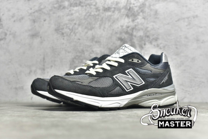 NEW BALANCE 990V3 X KITH MADE IN USA TORNADO DARK GREY/LIGHT GREY/WHITE M990KT3