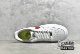 NIKE AIR FORCE 1 LOW WHITE/WHITE/RED DN1430-102