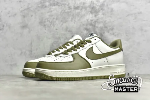 NIKE AIR FORCE 1 LOW WHITE/WHITE/OLIVE GREEN DD7798-176