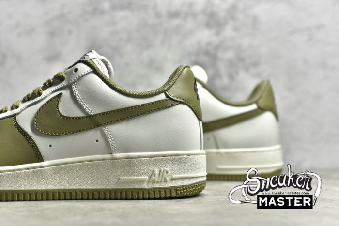 NIKE AIR FORCE 1 LOW WHITE/WHITE/OLIVE GREEN DD7798-176