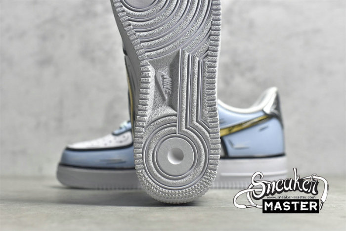 NIKE AIR FORCE 1 LOW 07 ICE BLUE/WHITE/METALLIC GOLD CW2288-212