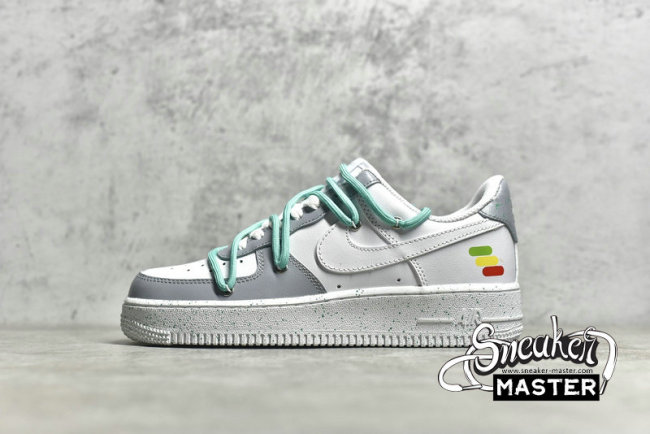 NIKE AIR FORCE 1 07 LOW WHITE/LIGHT GREY/GREEN CW2288-111