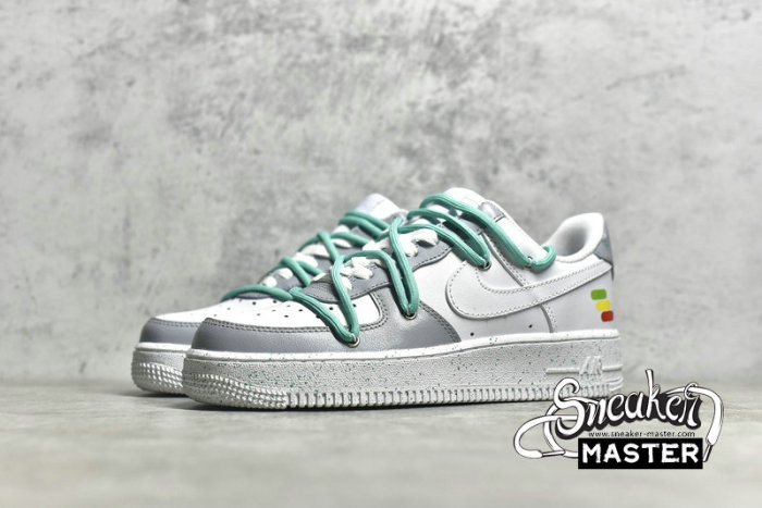 NIKE AIR FORCE 1 07 LOW WHITE/LIGHT GREY/GREEN CW2288-111