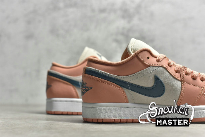 NIKE AIR JORDAN 1 LOW LIGHT MADDER ROOT/DARK TEAL GREEN DC0774-800