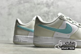 NIKE AIR FORCE 1 LOW WHITE/LIGHT GREY/GREEN LZ6699-555