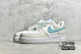 NIKE AIR FORCE 1 LOW WHITE/LIGHT GREY/GREEN LZ6699-555