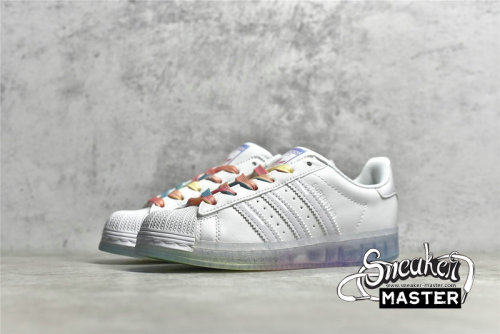 ADIDAS SUPERSTAR SHOES WHITE/RAINBOW/WHITE GW9682