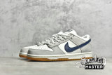 NIKE SB DUNK LOW LIGHT GREY/WHITE/NAVY BLUE 316272-529