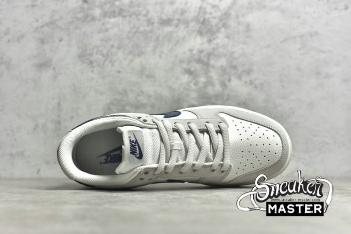 NIKE SB DUNK LOW LIGHT GREY/WHITE/NAVY BLUE 316272-529