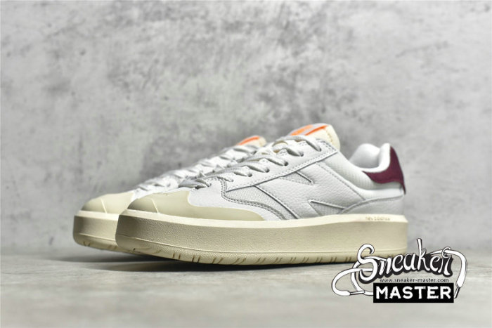 NEW BALANCE 302 SNEAKER BEIGE/WHITE/WINE RED CT302WD