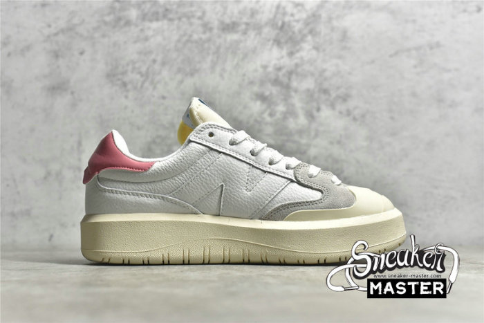 NEW BALANCE CT302 SNEAKER CREAM WHITE/PINK/BEIGE CT302OC