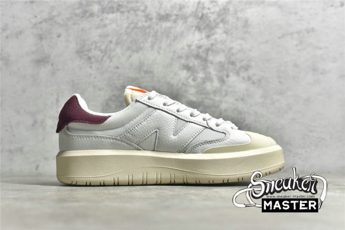 NEW BALANCE 302 SNEAKER BEIGE/WHITE/WINE RED CT302WD