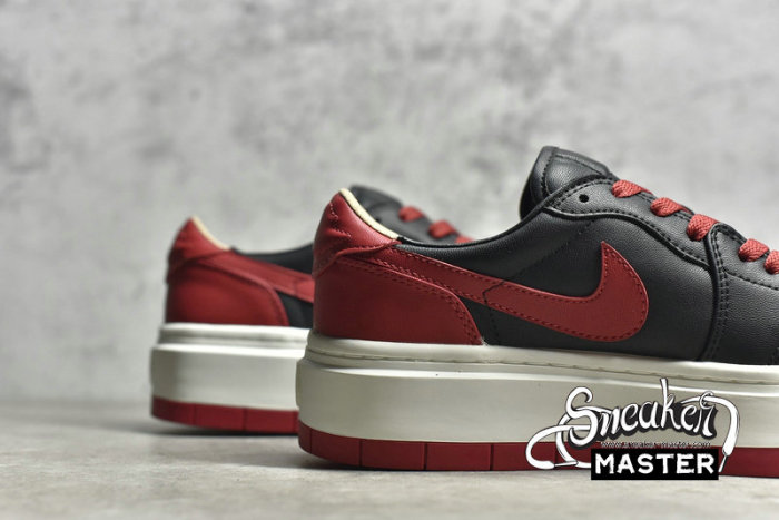 NIKE AIR JORDAN 1 ELEVATE LOW SE BRED BLACK/BLACK/RED DQ1823-006
