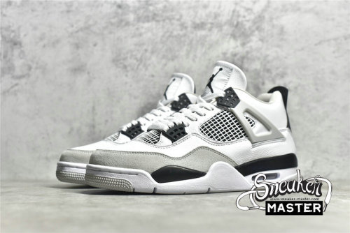 NIKE AIR JORDAN 4 RETRO MILITARY BLACK/LIGHT GREY/WHITE DH6927-111