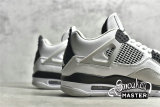 NIKE AIR JORDAN 4 RETRO MILITARY BLACK/LIGHT GREY/WHITE DH6927-111