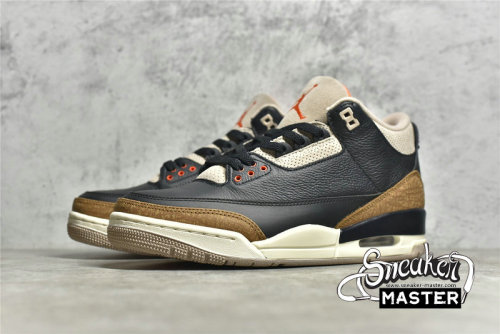 NIKE AIR JORDAN 3 RETRO DESERT ELEPHANT BLACK/BROWN/KHAKI CT8532-008