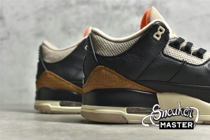 NIKE AIR JORDAN 3 RETRO DESERT ELEPHANT BLACK/BROWN/KHAKI CT8532-008