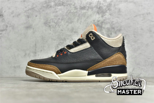 NIKE AIR JORDAN 3 RETRO DESERT ELEPHANT BLACK/BROWN/KHAKI CT8532-008