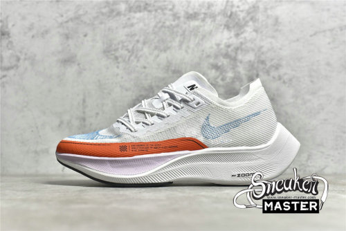 NIKE ZOOMX VAPORFLY NEXT% 2 WHITE/RUSH ORANGE/DOLL/LASER BLUE CU4123-102