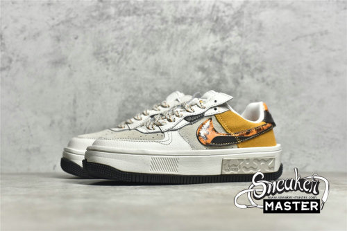 NIKE AIR FORCE 1 FONTANKA TORTOISE SHELL PHANTOM/VELVET BROWN/LIGHT BONE/LIGHT CURRY DR0151-001