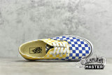 VANS AUTHENTIC SIDEWALL PALM TREES CHECKERBOARD YELLOW/BLUE/WHITE VN0A348A40P