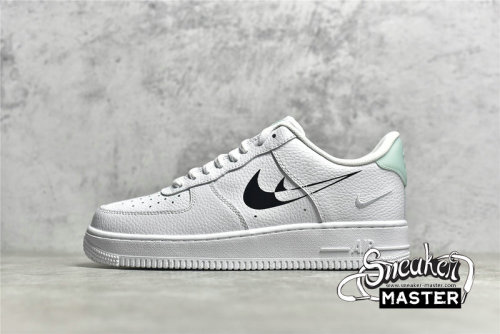 NIKE AIR FORCE 1 LOW SHADOW SWOOSHES WHITE/WHITE/BLACK DV3455-100