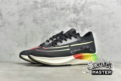 NIKE ZOOM FLY 4 BLACK/GREEN STRIKE/TOTAL ORANGE DQ4993-010
