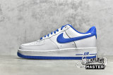 NIKE AIR FORCE 1 07 LOW WHITE/WHITE/MEDIUM BLUE DH7561-104