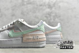 NIKE AIR FORCE 1 SHADOW WHITE/ATMOSPHERE/MINT FOAM/FOOTBALL GREY CI0919-117