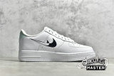 NIKE AIR FORCE 1 LOW SHADOW SWOOSHES WHITE/WHITE/BLACK DV3455-100