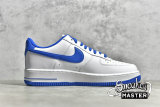 NIKE AIR FORCE 1 07 LOW WHITE/WHITE/MEDIUM BLUE DH7561-104