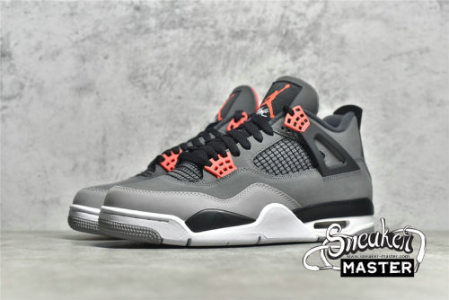 NIKE AIR JORDAN 4 RETRO INFRARED DARK GREY/BLACK/CEMENT GREY DH6927-061
