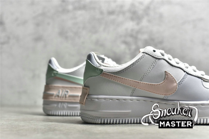 NIKE AIR FORCE 1 SHADOW WHITE/ATMOSPHERE/MINT FOAM/FOOTBALL GREY CI0919-117
