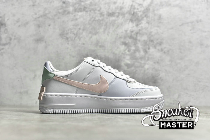 NIKE AIR FORCE 1 SHADOW WHITE/ATMOSPHERE/MINT FOAM/FOOTBALL GREY CI0919-117